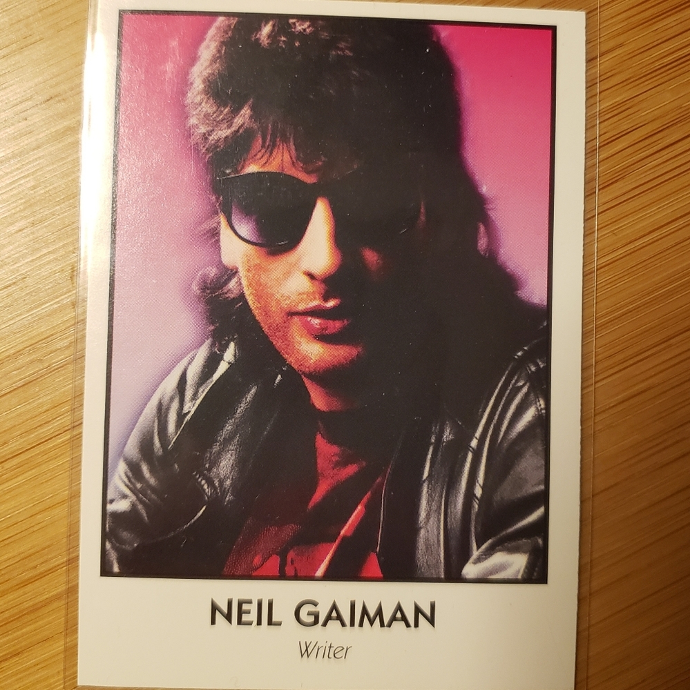 Neil Gaiman Trading Card